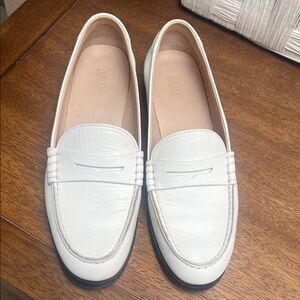 KOIO White Leather Loafers size 40 or 9.5